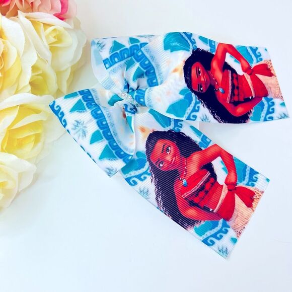 DISNEY MOANA Cheer Hair Bow for Girls - Picture 3 of 5